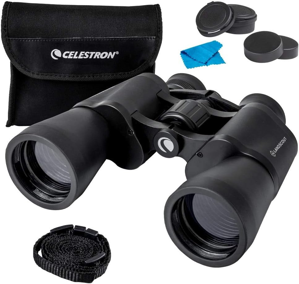 10x50 Binoculars High Power Wide View Waterproof K9 Optics for Travel Outdoors