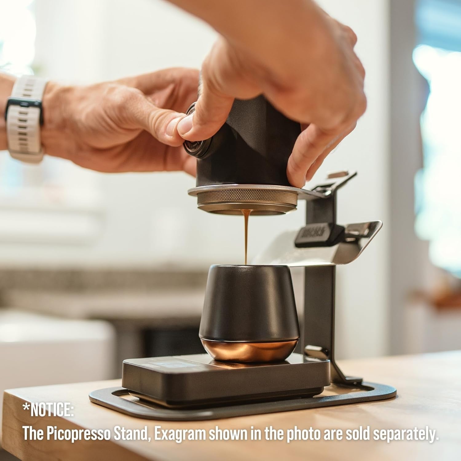 Portable Espresso Maker with Case | Manual High-Pressure Travel Coffee Machine