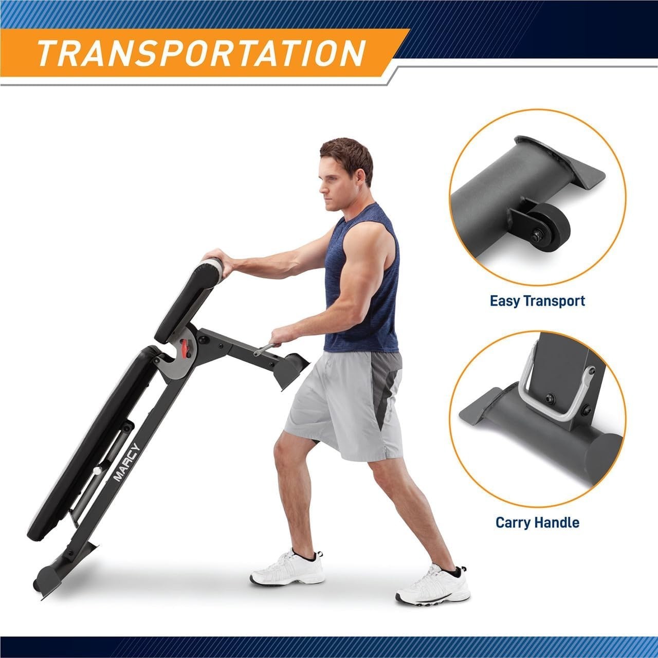 Foldable Adjustable Utility Weight Bench Incline Decline Home Gym