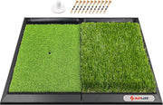 Extra Large Golf Hitting Mat Non Slip Foldable 2in1