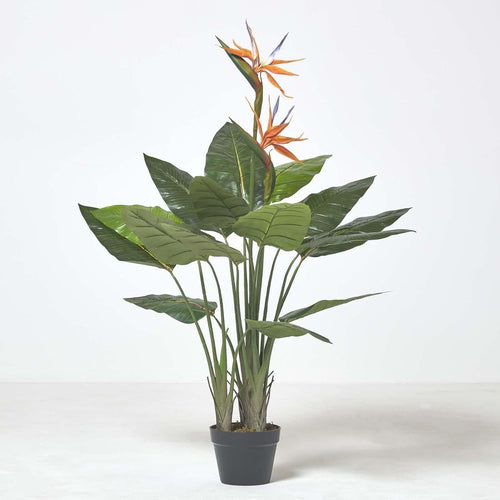 120cm Artificial Bird of Paradise Plant Faux Strelitzia Indoor Home Decoration