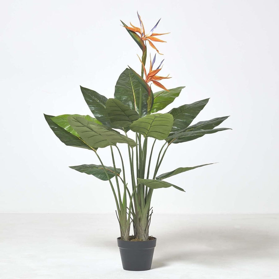 120cm Artificial Bird of Paradise Plant Faux Strelitzia Indoor Home Decoration