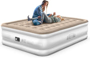 King Air Bed Inflatable Mattress Built-In Electric Pump 40cm High Fast Inflate