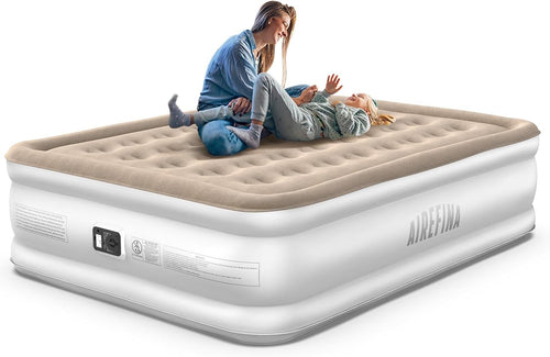 King Air Bed Inflatable Mattress Built-In Electric Pump 40cm High Fast Inflate