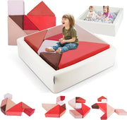 Modular Kids Play Sofa with Puzzle Pieces & Built-in Ball Pit – Soft, Safe Fun