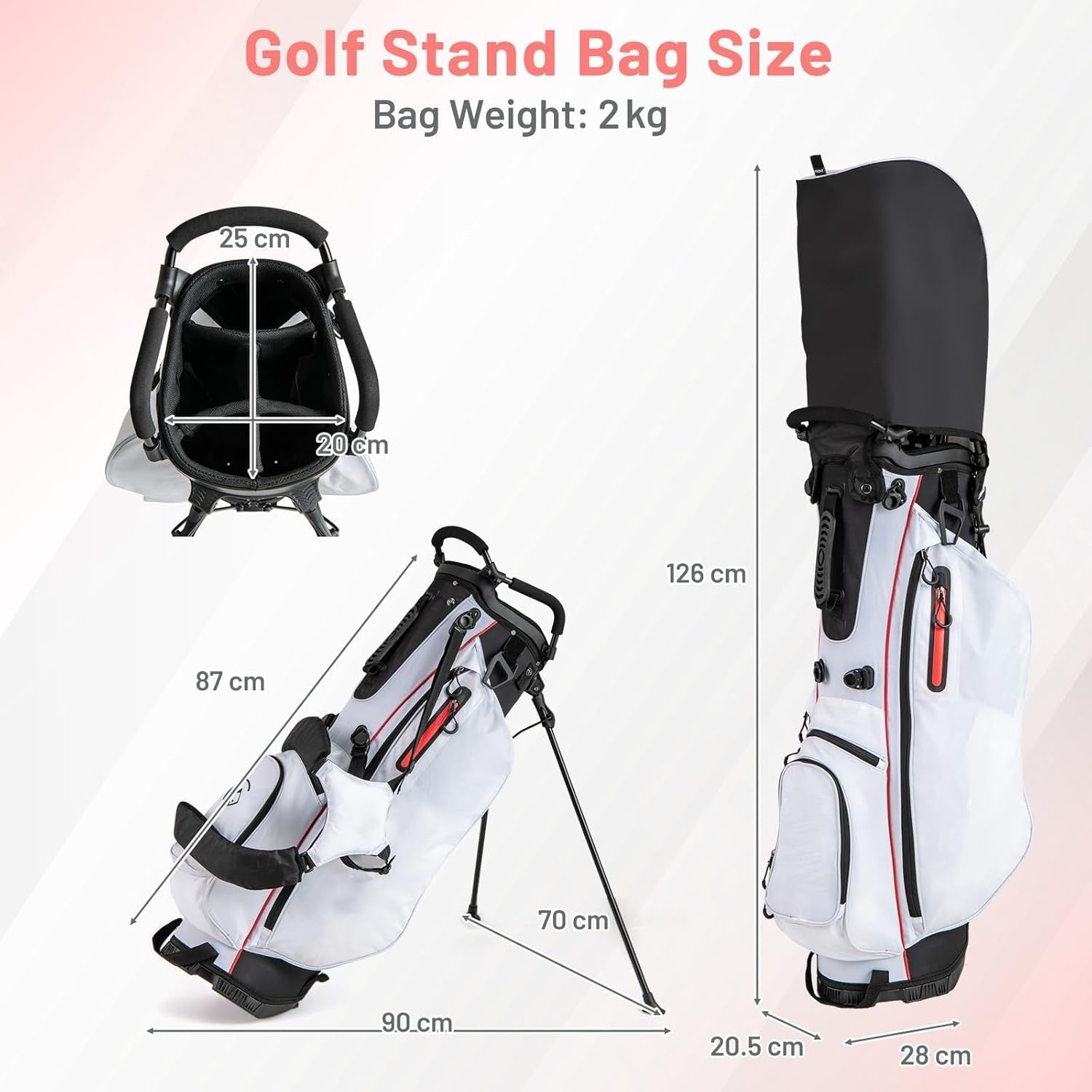 Right Hand Golf Clubs Package 12pc 460cc Driver Hybrid Irons Stand Bag