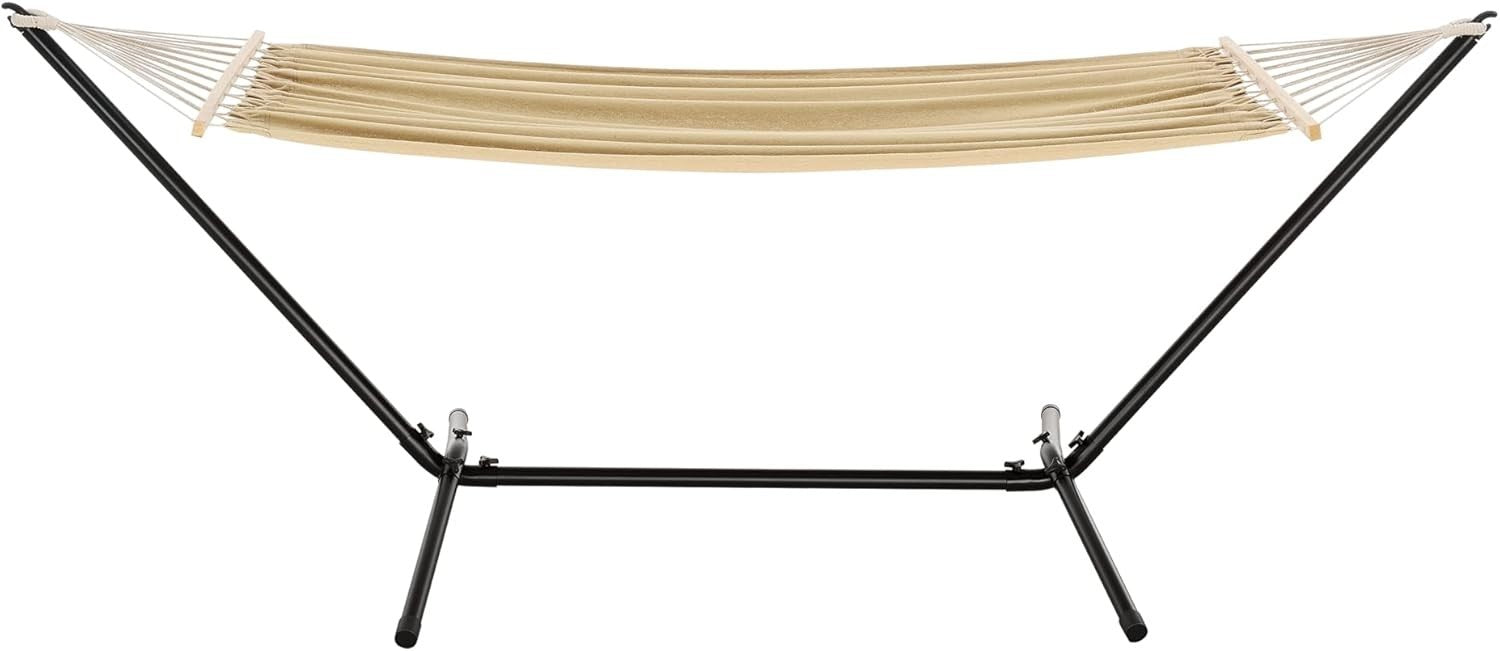 Luxury Hammock with Frame Indoor Outdoor Bed 200x100cm 120kg Heavy Duty Relax