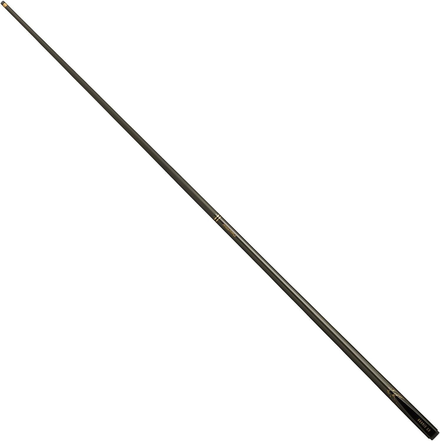 Carbon Fibre Snooker Pool Cue 57" 10mm Tip 2pc 19oz Radial Joint