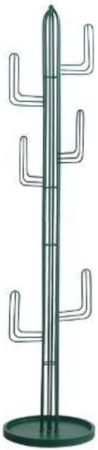 Modern Cactus Coat Rack Stand 6 Hooks | Green Freestanding Clothes & Hat Tree