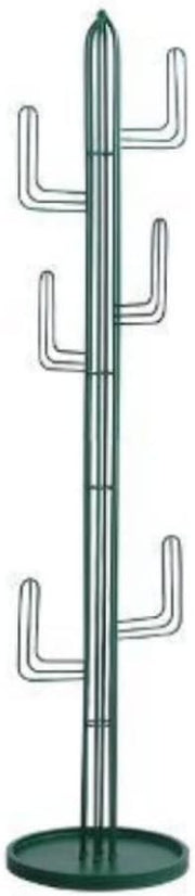 Modern Cactus Coat Rack Stand 6 Hooks | Green Freestanding Clothes & Hat Tree