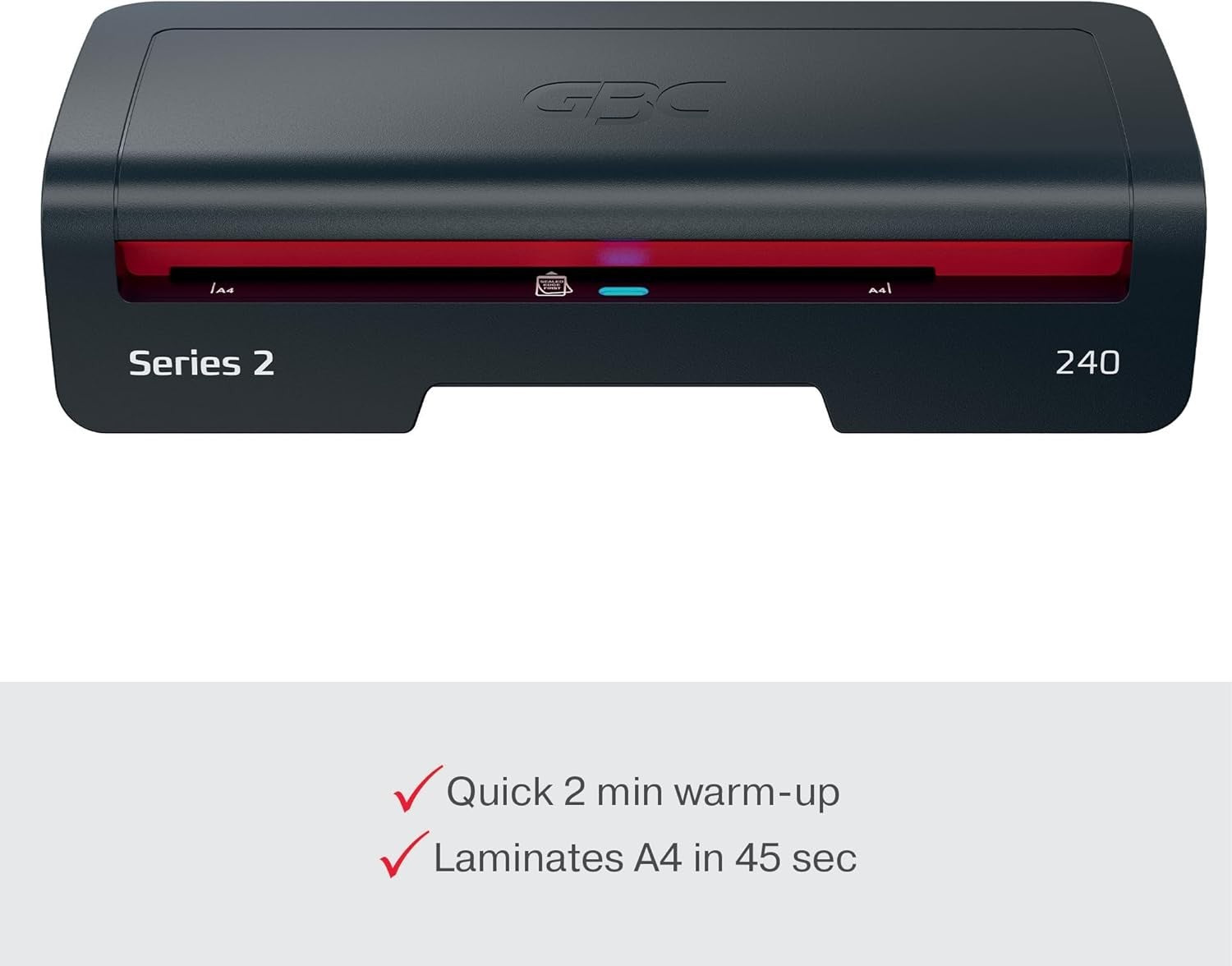 A4 Laminator Machine Fast 2 Min Warm Up Anti Jam Auto Shut Off 75–125 Mic