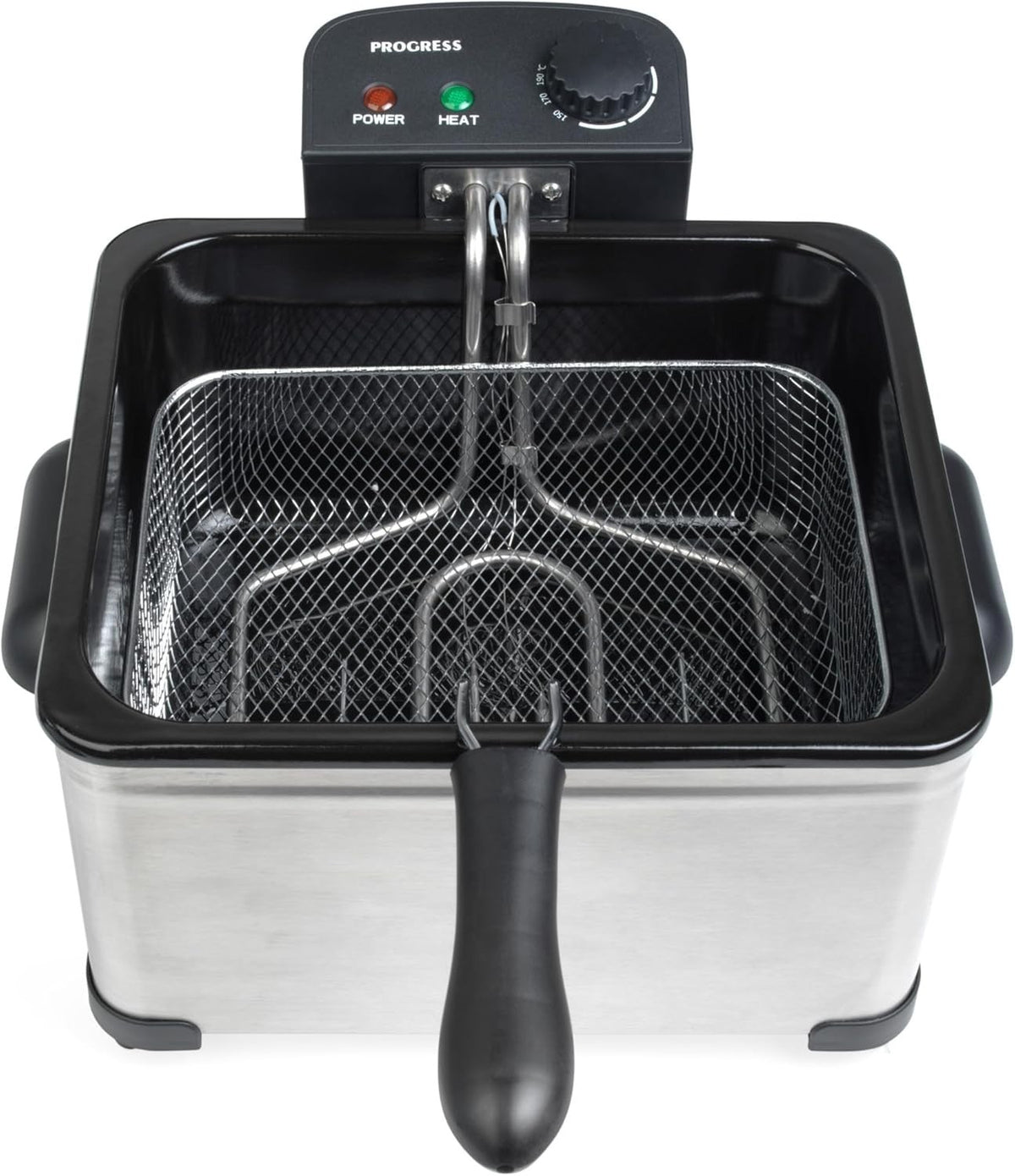 5L Deep Fat Fryer Dual Basket 2000W Adjustable Temp Viewing Window