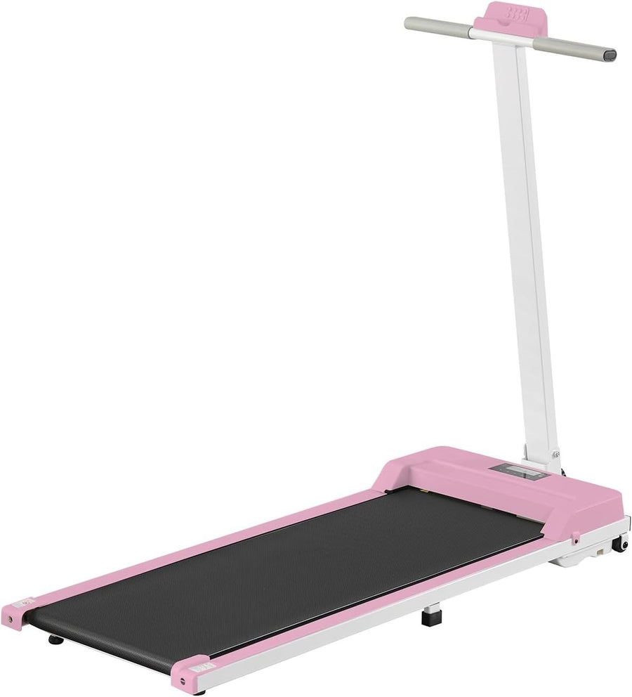 Under Desk Folding Treadmill 2.5HP LED Display Remote 3-in-1 Home Gym