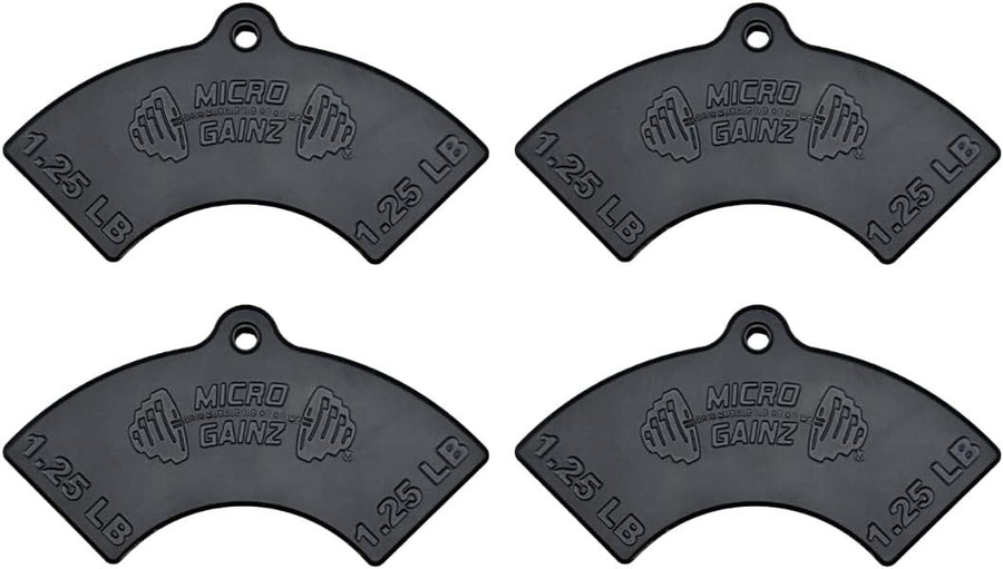 1.25LB Magnetic Dumbbell Add-On Plates 4pc Micro Load Adjustable Weights