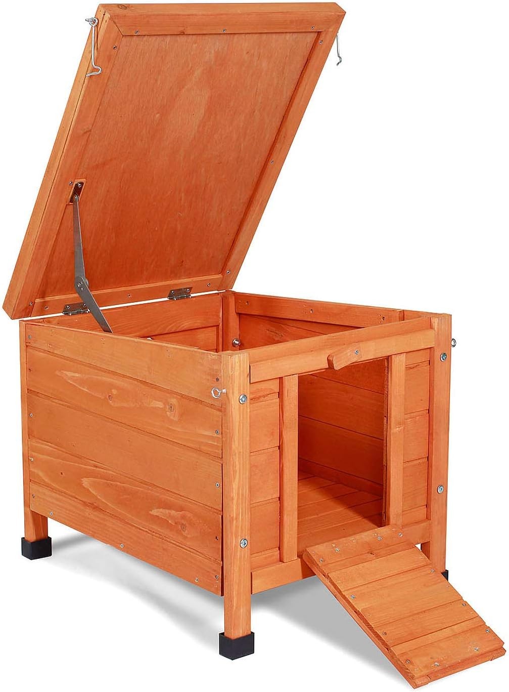 Wooden Rabbit Hutch Indoor Outdoor Weatherproof Small Pet House