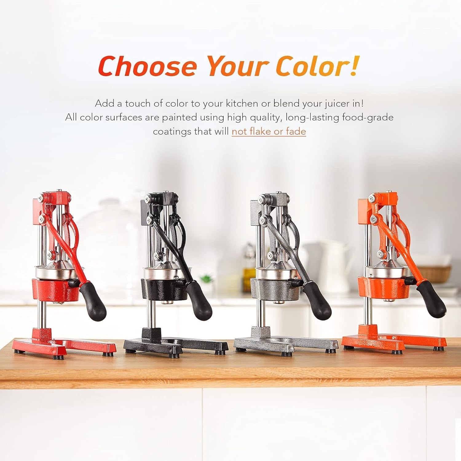 Commercial Manual Citrus Juicer Heavy Duty Hand Press Orange Lemon