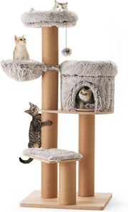 155cm Large Cat Tree Tower Condo Hammock Scratching Posts Multi Level Indoor