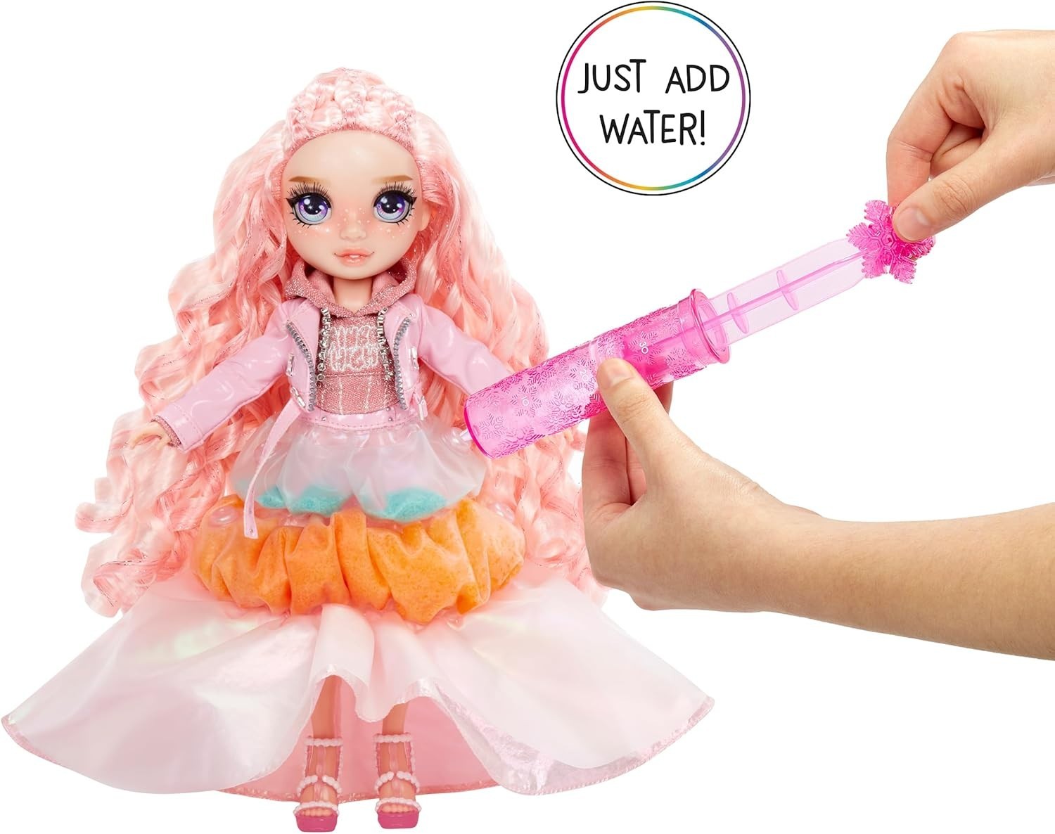 Winter Fashion Doll Pink 11in Magic Snow Outfit Snowman Set
