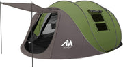 4-6 Person Instant Pop Up Camping Tent Waterproof 5 Window