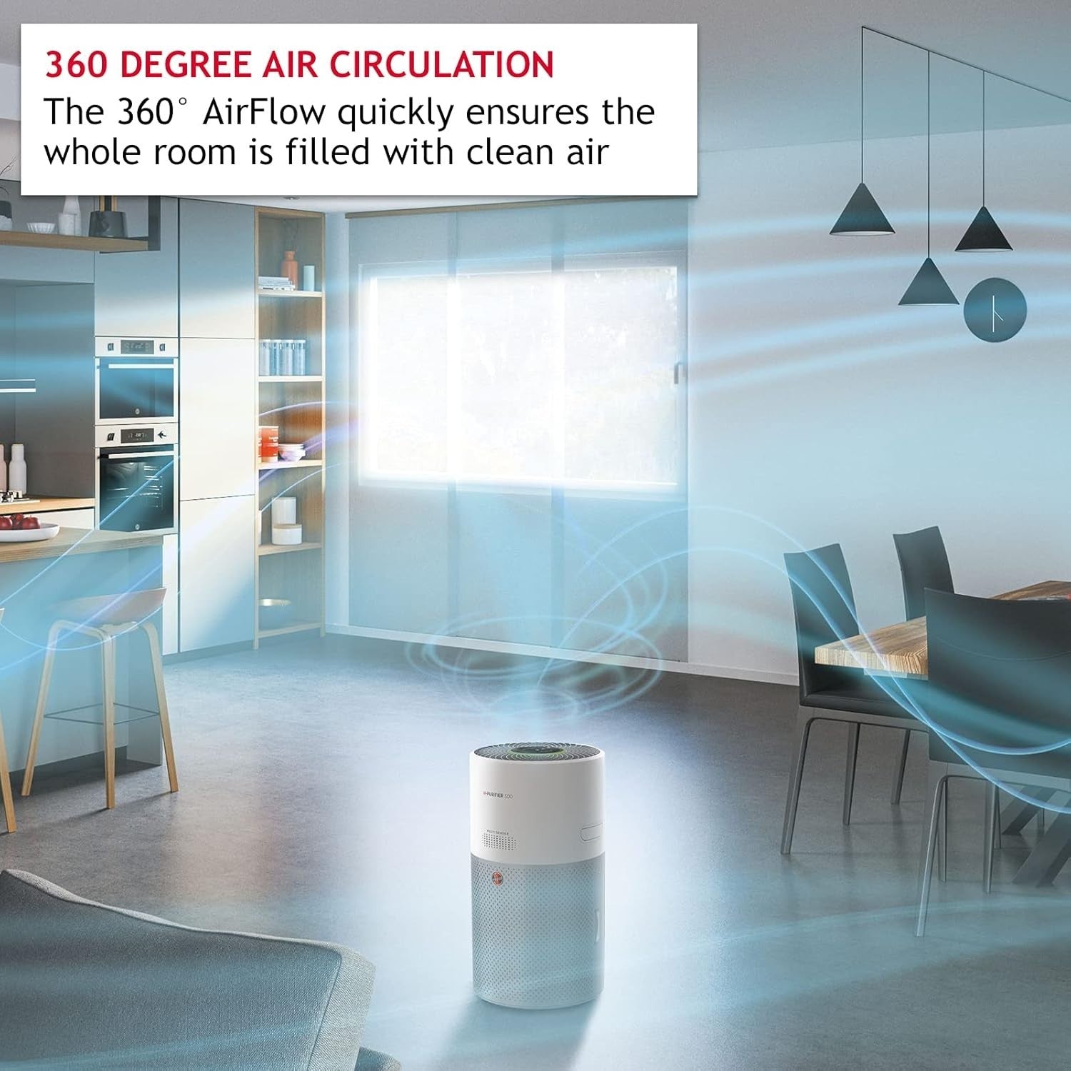 HEPA Air Purifier 99.97% Allergy Pollen Dust Bluetooth Quiet Sleep