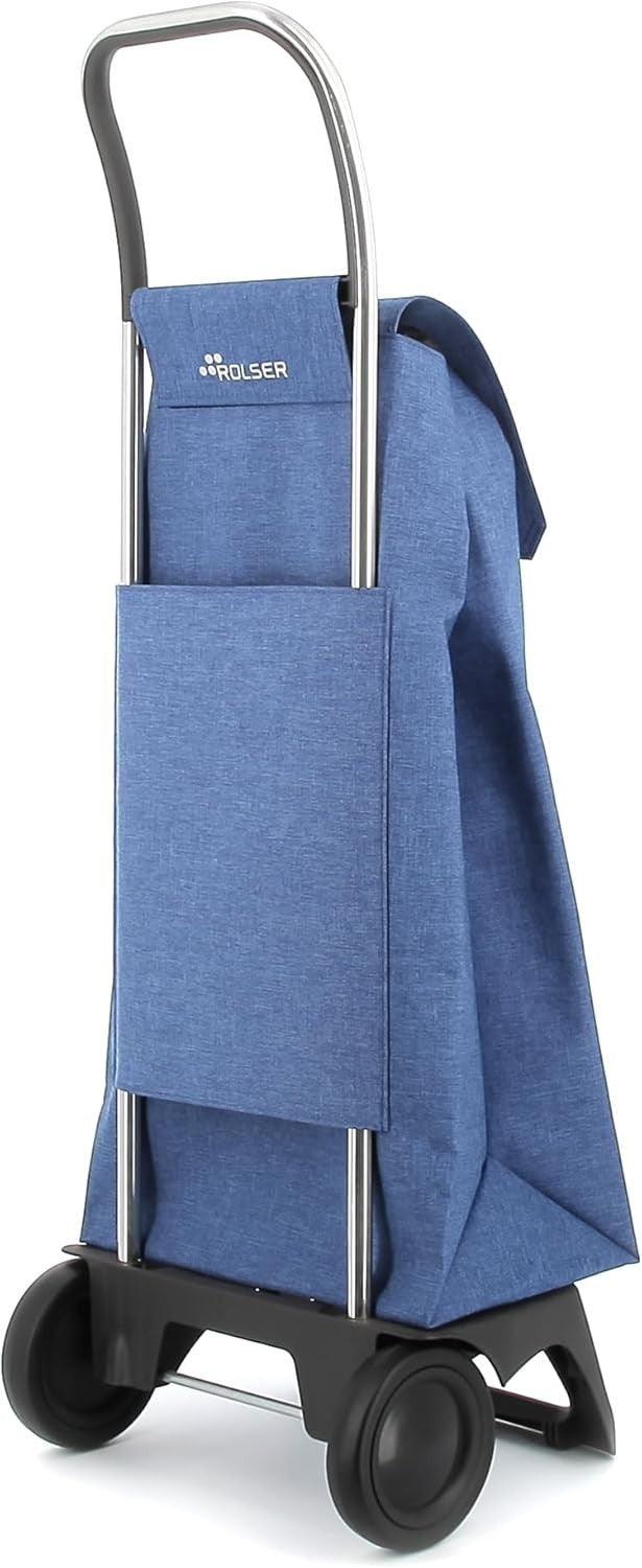 Rolser Jet Tweed 2-Wheel Shopping Trolley Blue 50x50x50 cm Durable