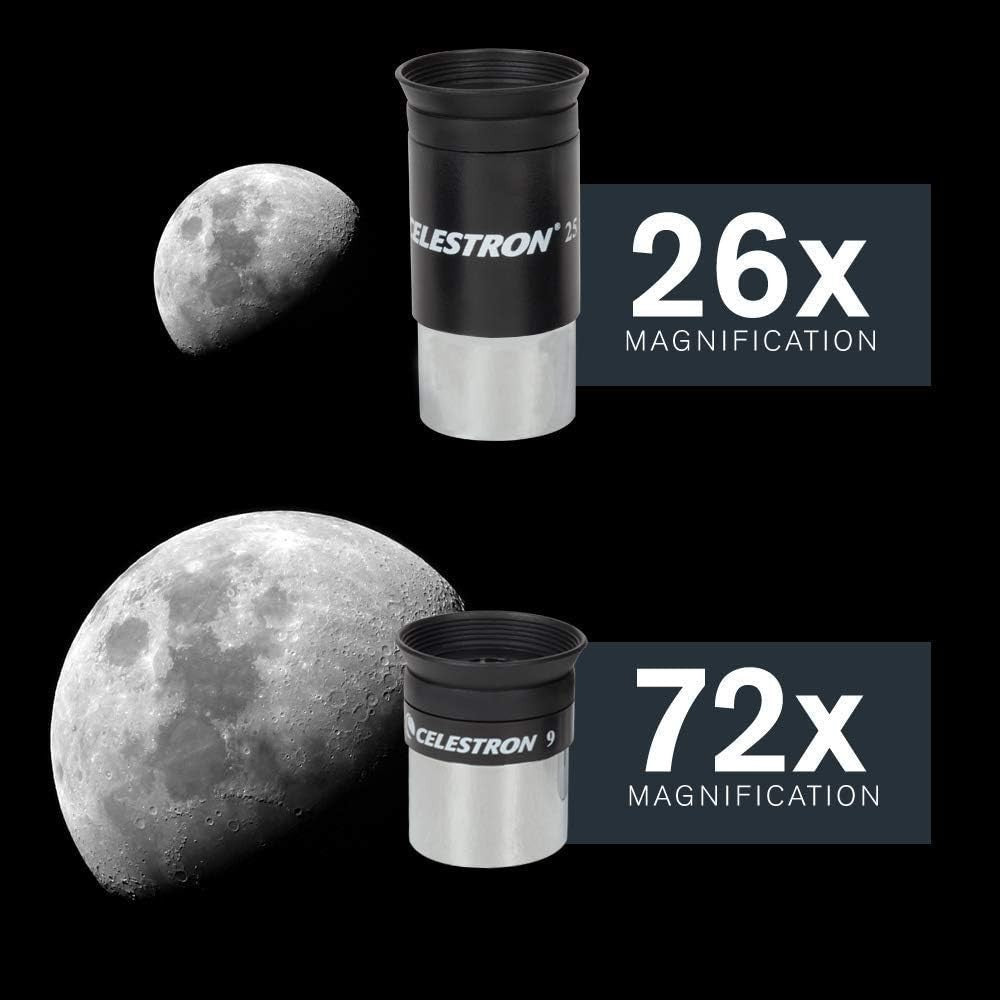 Black 130mm Computerised Reflector Telescope with Tripod