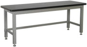 Heavy Duty 2.1m Steel Workbench 1000kg Capacity Industrial Table Adjustable
