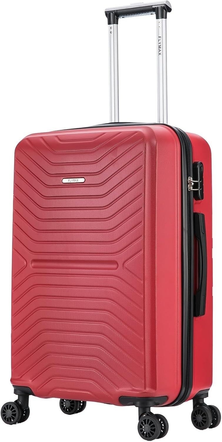 Medium 24'' Check In Luggage ABS Hard Shell 4 Wheel Spinner 68L Lock