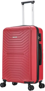 Medium 24'' Check In Luggage ABS Hard Shell 4 Wheel Spinner 68L Lock