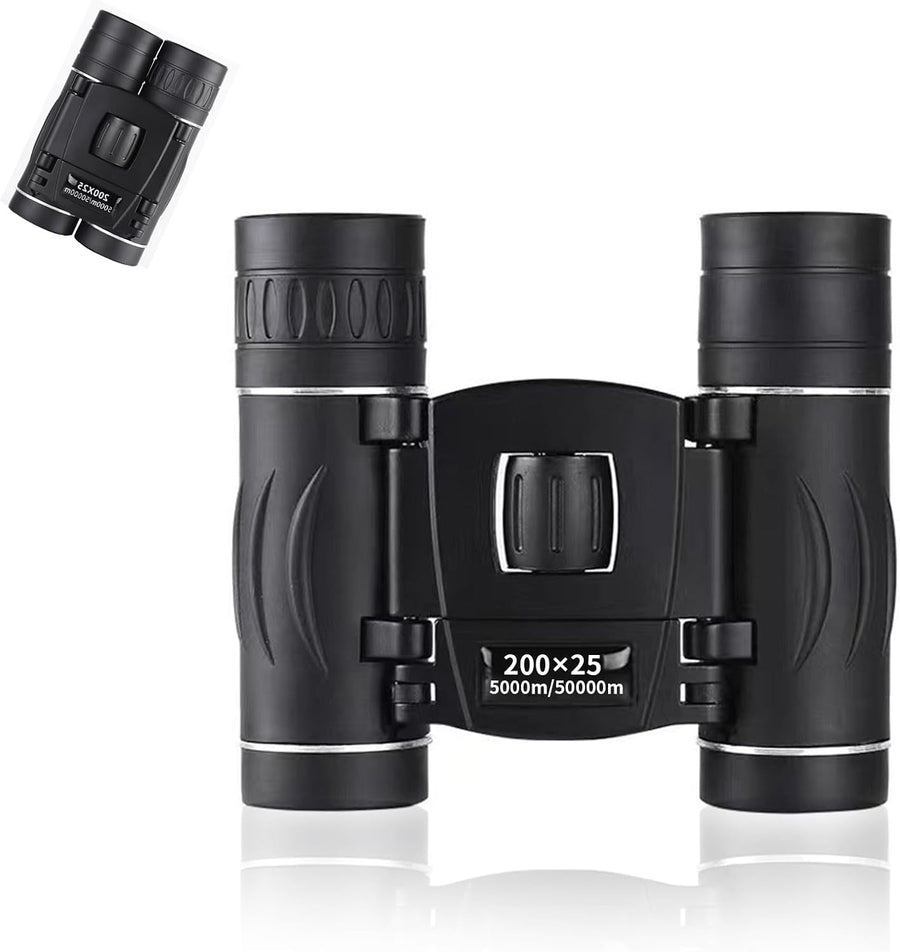 200x25 Compact Mini Binoculars HD Long-Range Travel Birdwatching Sports Optics