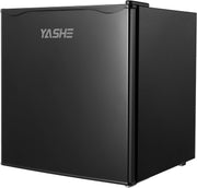 52L Mini Fridge Freezer Compact Portable Bedroom Office Dorm Black