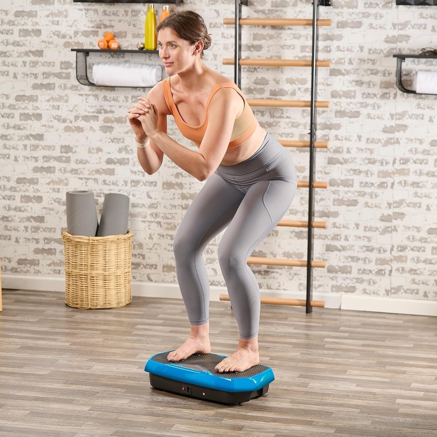 Acupressure Vibration Plate Exercise Machine 120 Speeds Lymphatic Home
