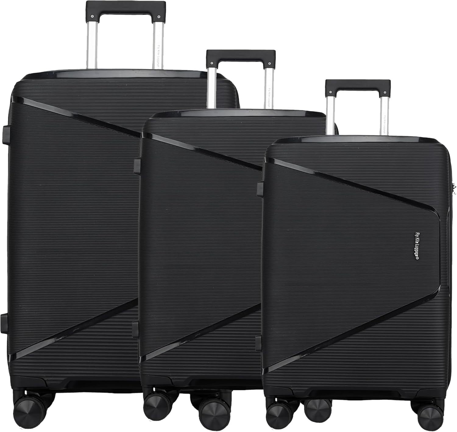 3pc Hard Case Luggage Set 20 24 28 Polypropylene TSA Lock Spinner