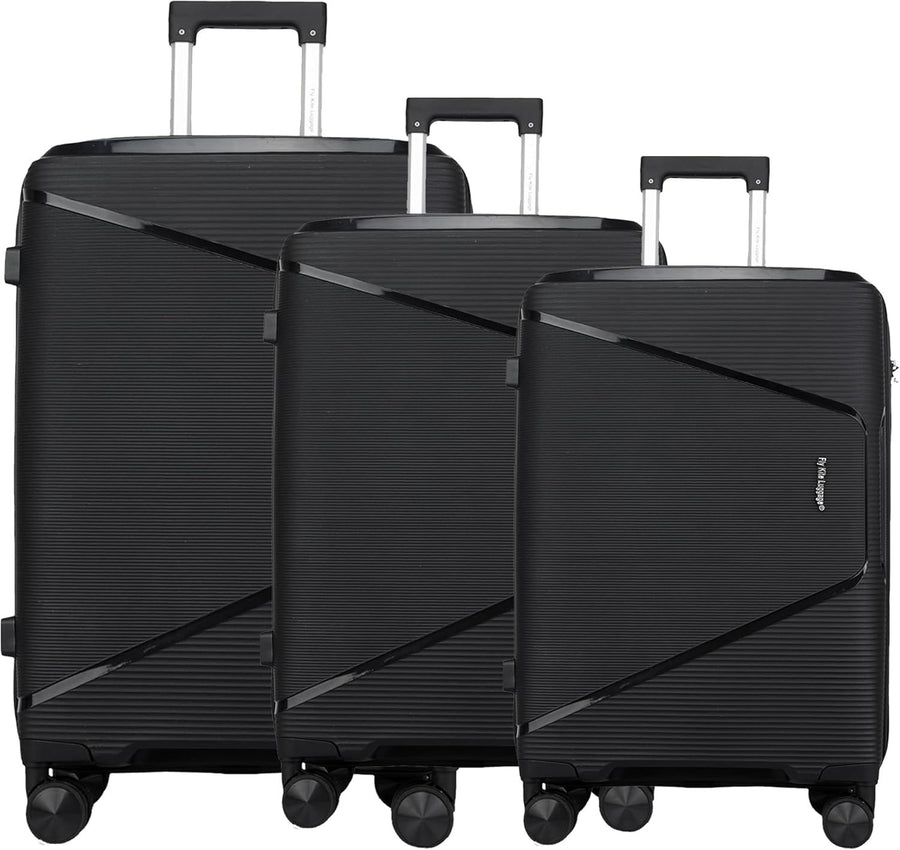 3pc Hard Case Luggage Set 20 24 28 Polypropylene TSA Lock Spinner
