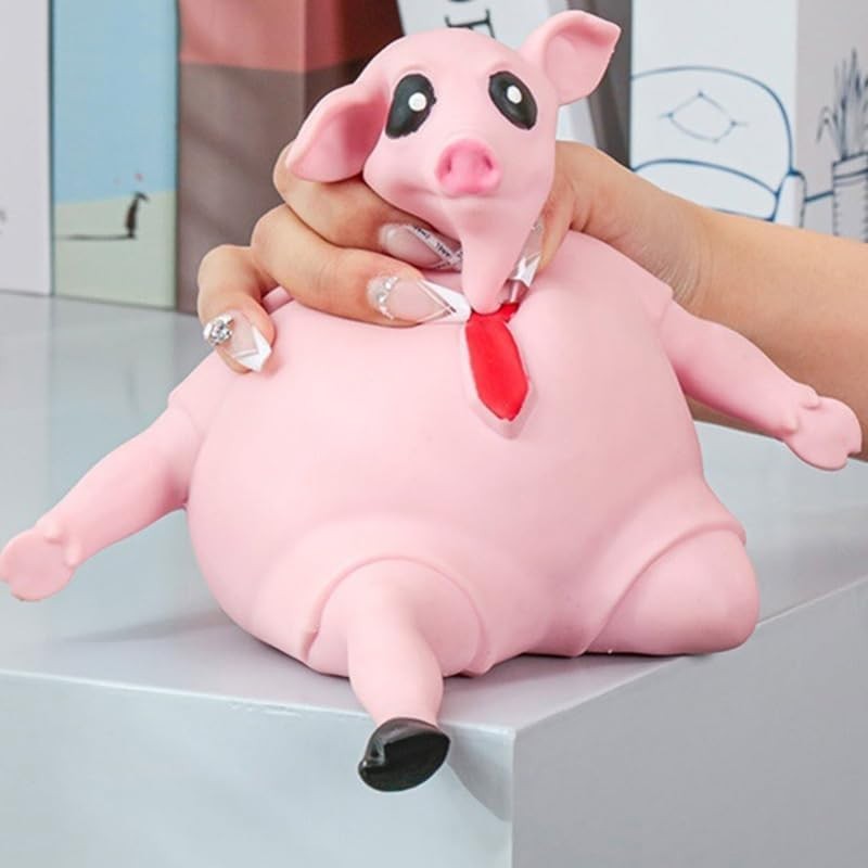 Large Stress Pig Squishy Toy Pink Anti Stress Funny Animal Fidget
