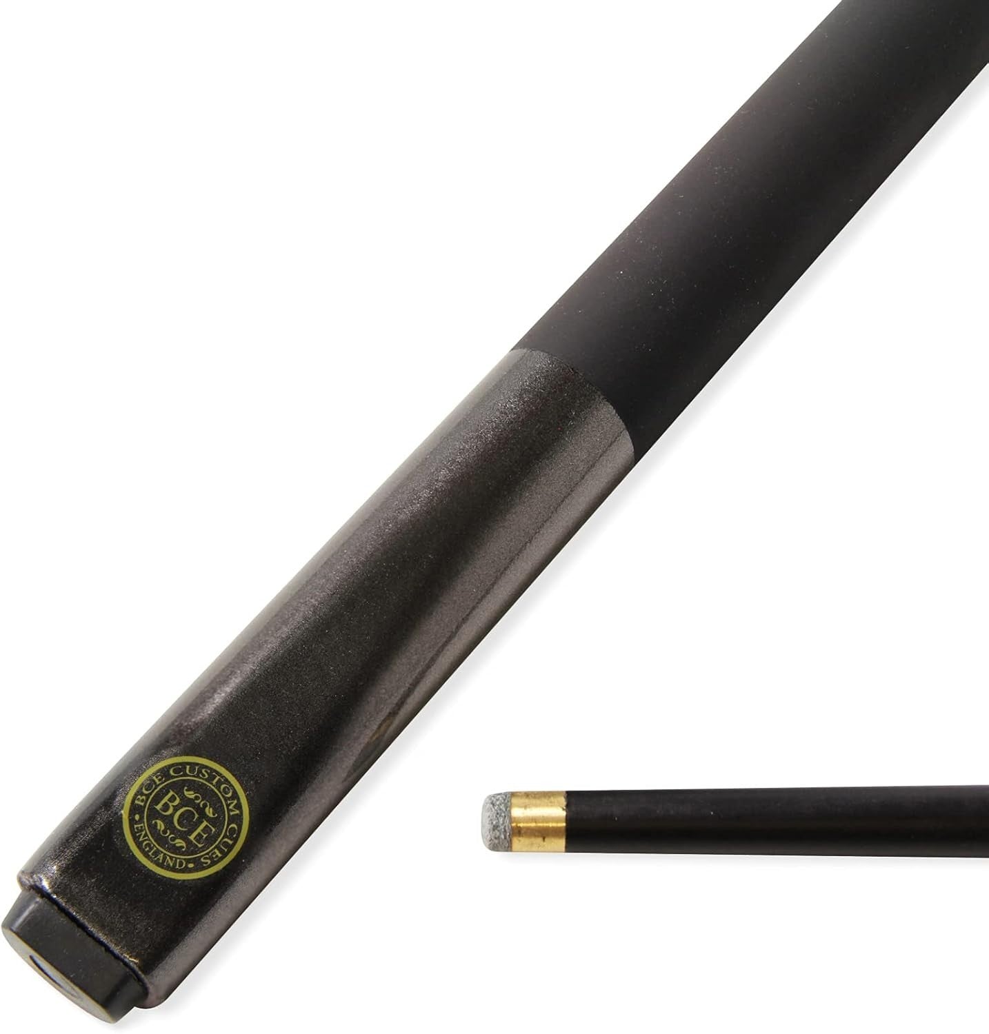 57in Snooker Pool Cue 2pc Centre Joint 9.5mm Tip Graphite Feel