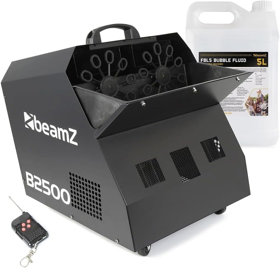 Professional Bubble Machine 2.5L DJ Event Remote Wheels