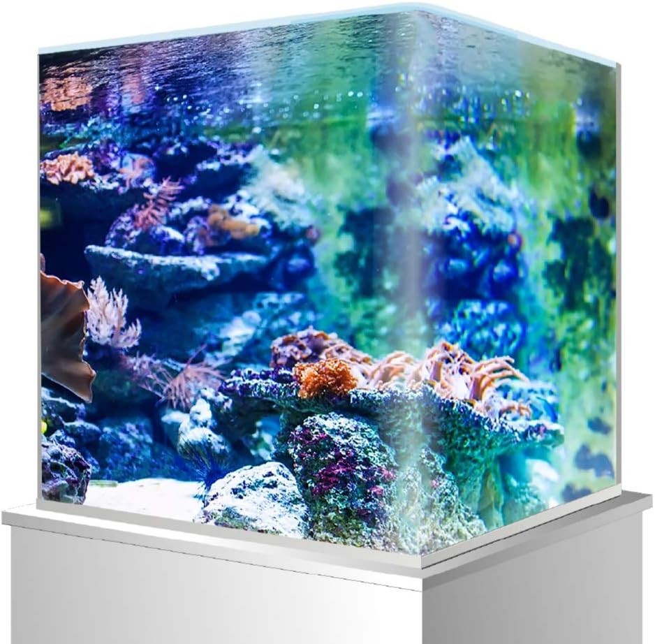 20L Nano Aquarium Glass Tank with Shock Mat for Fish & Turtles