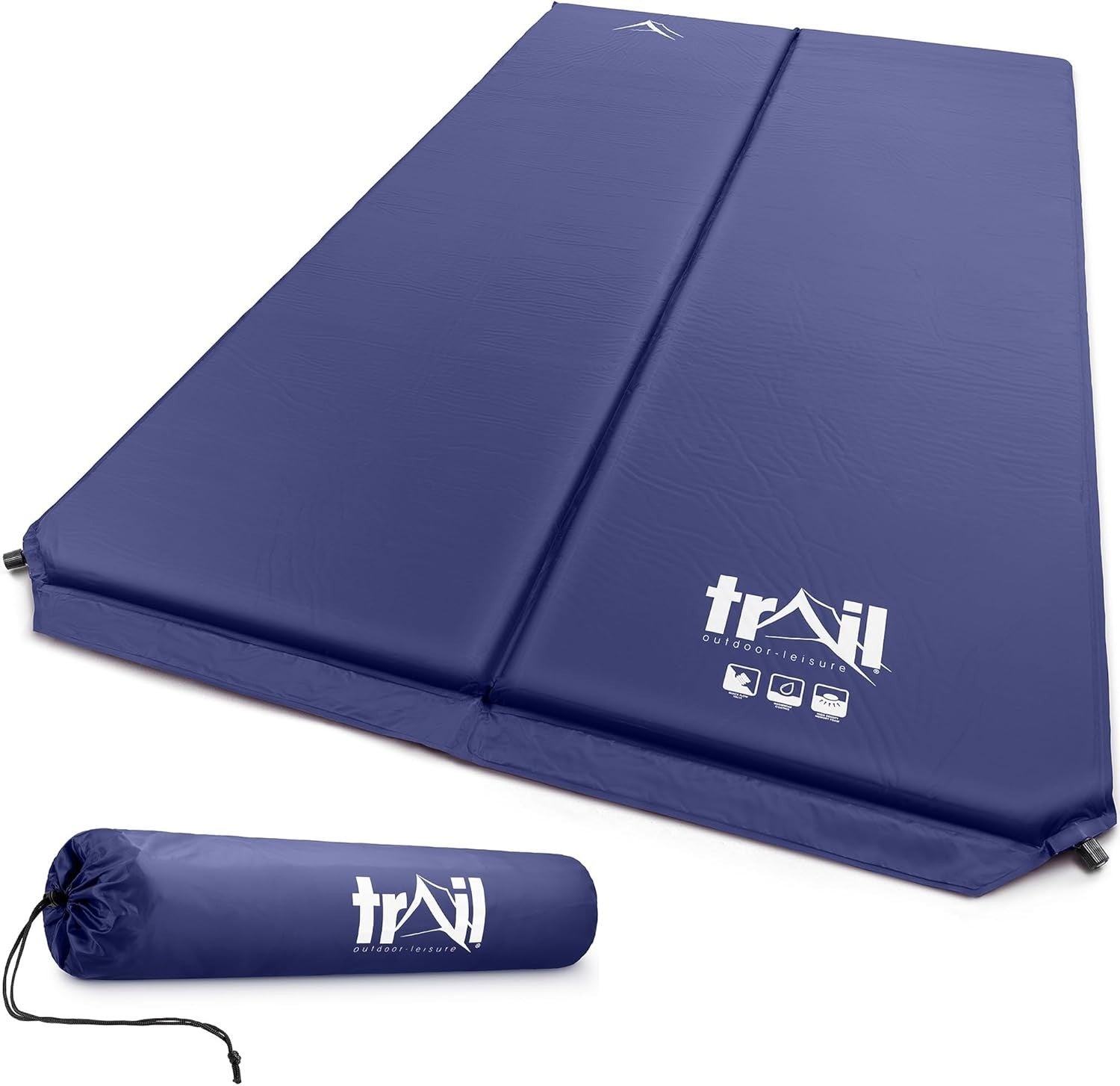 Double Self-Inflating Camping Mat – Lightweight, Waterproof, Portable 2.5cm
