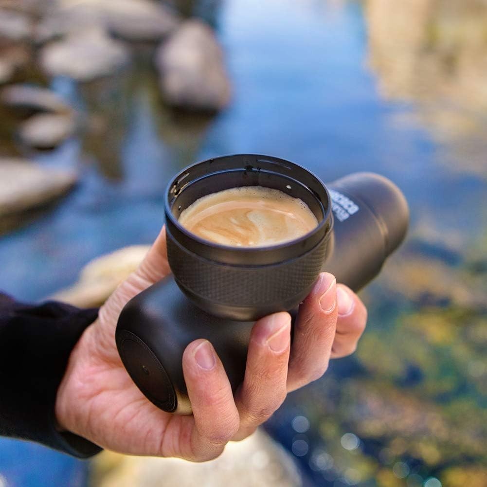 Portable Espresso Maker | Manual Hand-Pump | Travel Coffee Machine | Compatible