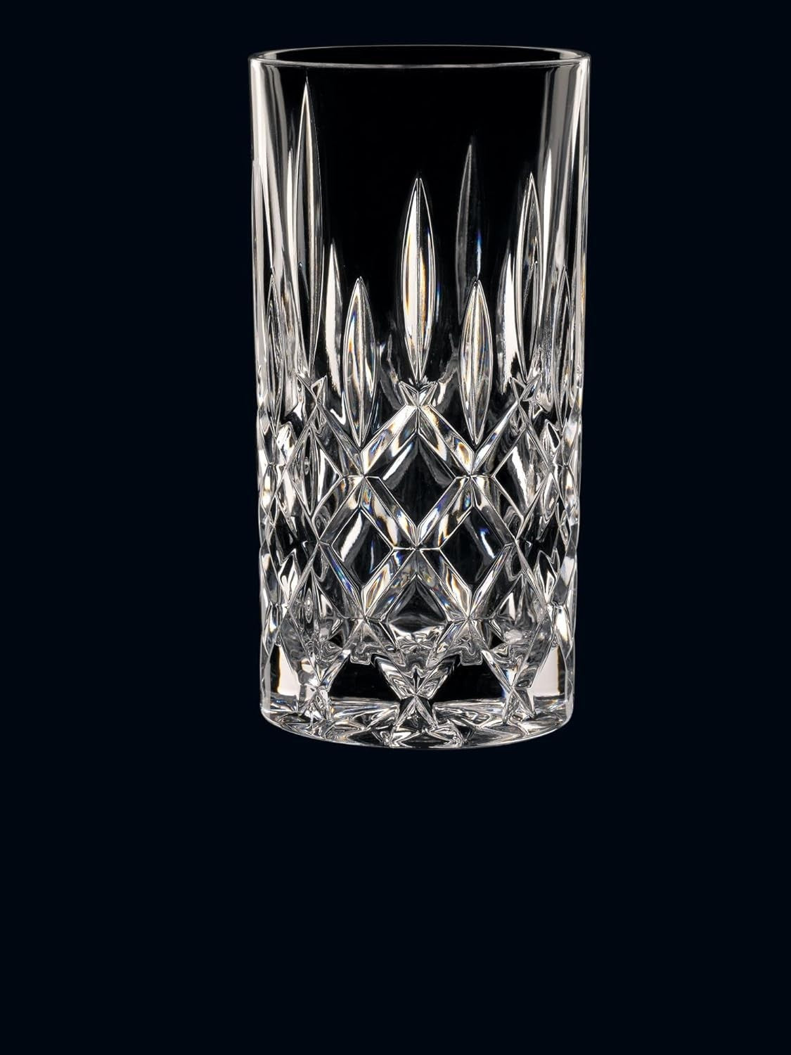 Crystal Highball Glasses Set of 4 | 375ml Cut Glass Tumblers for Cocktails