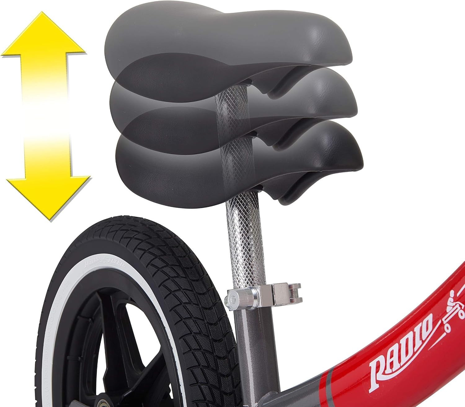12 Inch Balance Bike Toddler Training Bicycle Adjustable Seat Age 1.5-5