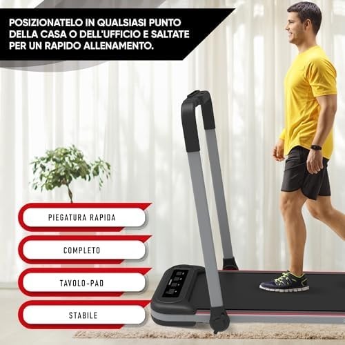 Under Desk Treadmill 2in1 Walking Jogging Running Slim Home Office