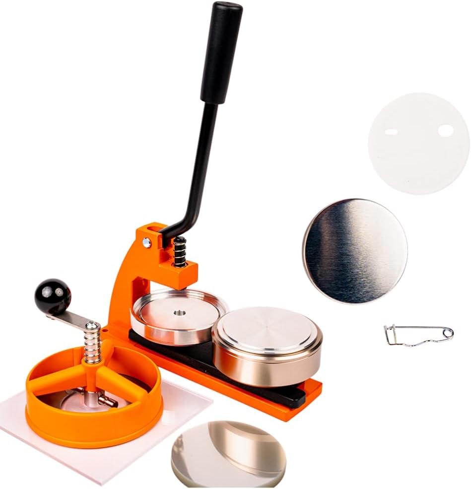 77mm Badge Maker Machine Kit Metal Button Press DIY Large Pin Badge Cutter