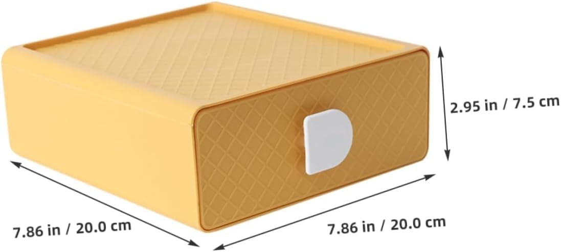 Desk Organizer Drawer Storage Box Stationery Makeup Holder 4-Tier