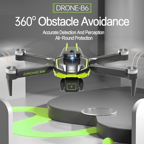 1080P Camera Foldable Drone for Kids & Adults, Brushless Motor, 36 Min Flight