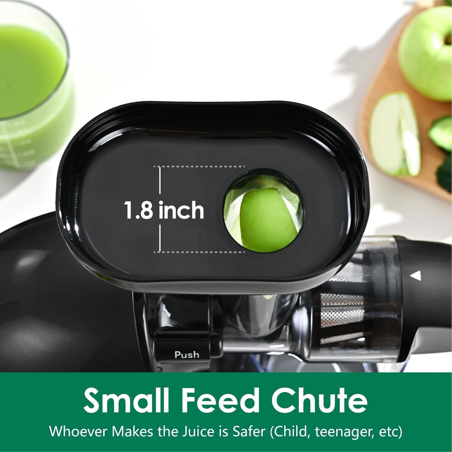 Cold Press Juicer Slow Masticating Quiet High Yield BPA Free Easy Clean