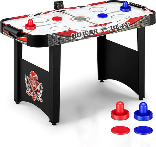 48 Inch Air Hockey Table Kids Electric 12V Motor LED Score Indoor Game