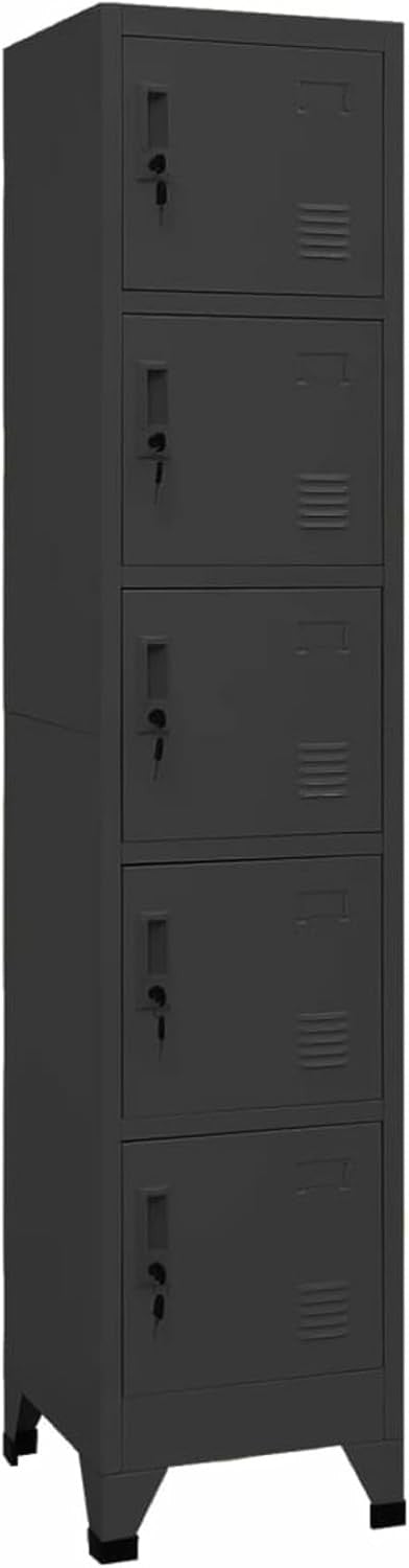 IKAYAA Metal Lockers Storage Metal storage cupboard Locker cabinet storage Locka