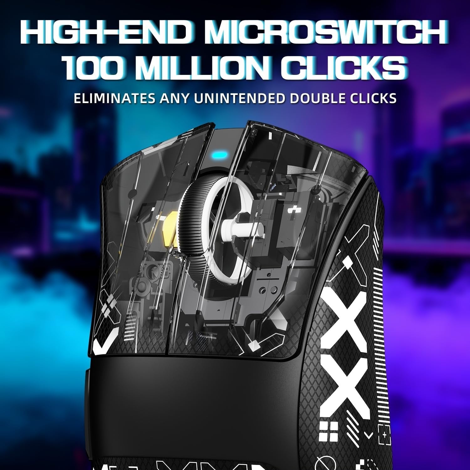 Wireless Gaming Mouse 25000 DPI Ultra-Light 65g RGB Dock 2.4G